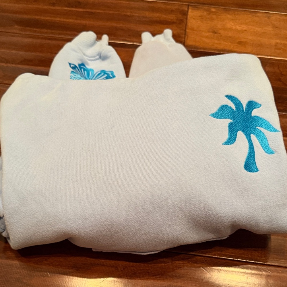 Blue Palm Tree Kids Sweatshirt